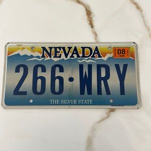 NEVADA License Plate